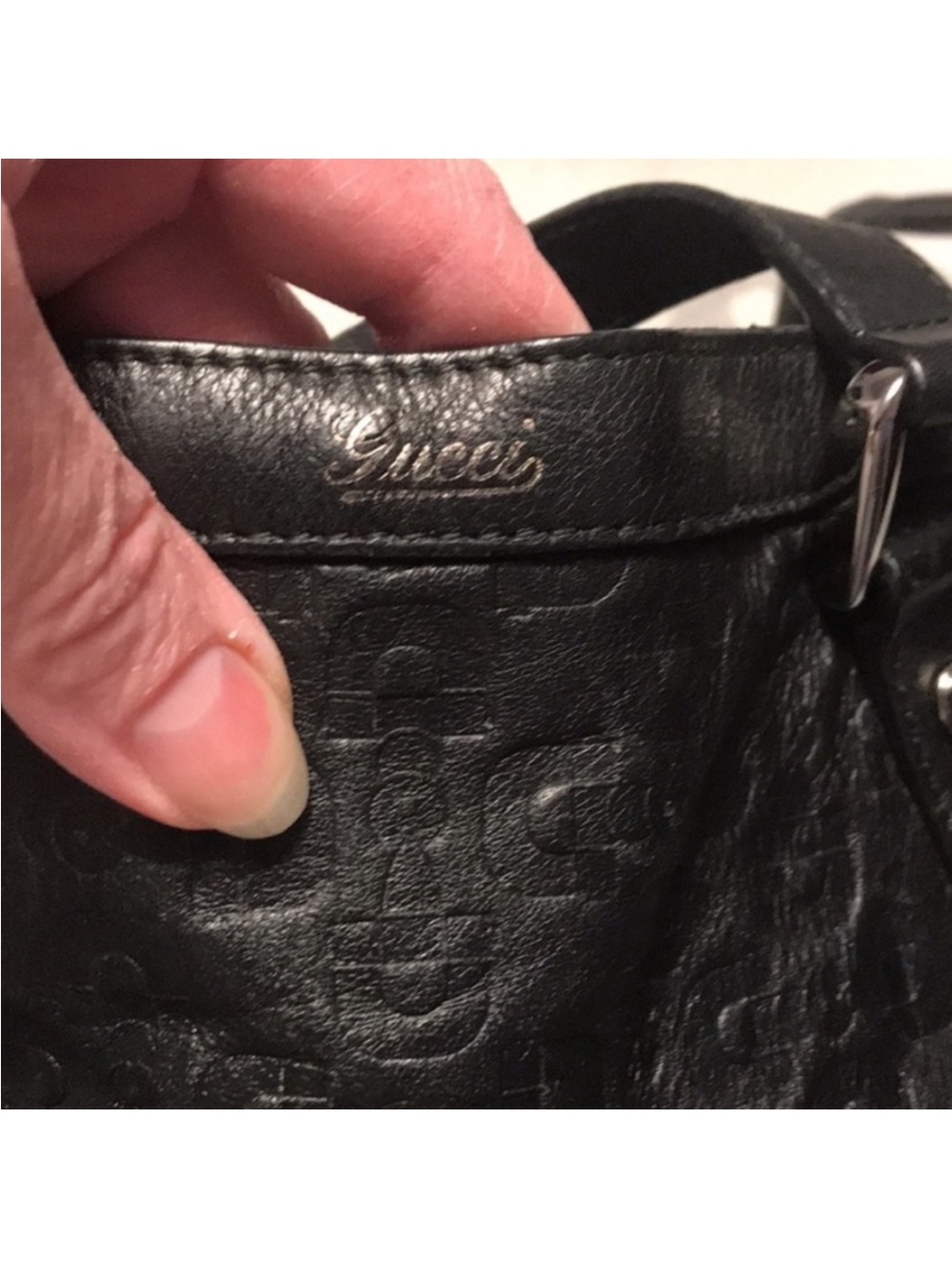 Authentic Gucci Abby convertible tote black leather horsebit - Picture 8 of 16